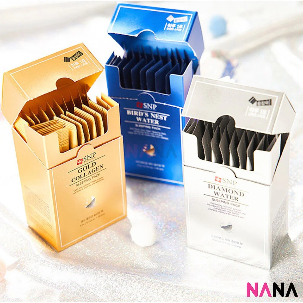 SNP Diamond Water Sleeping Pack 4ml x 20pcs - Image 3