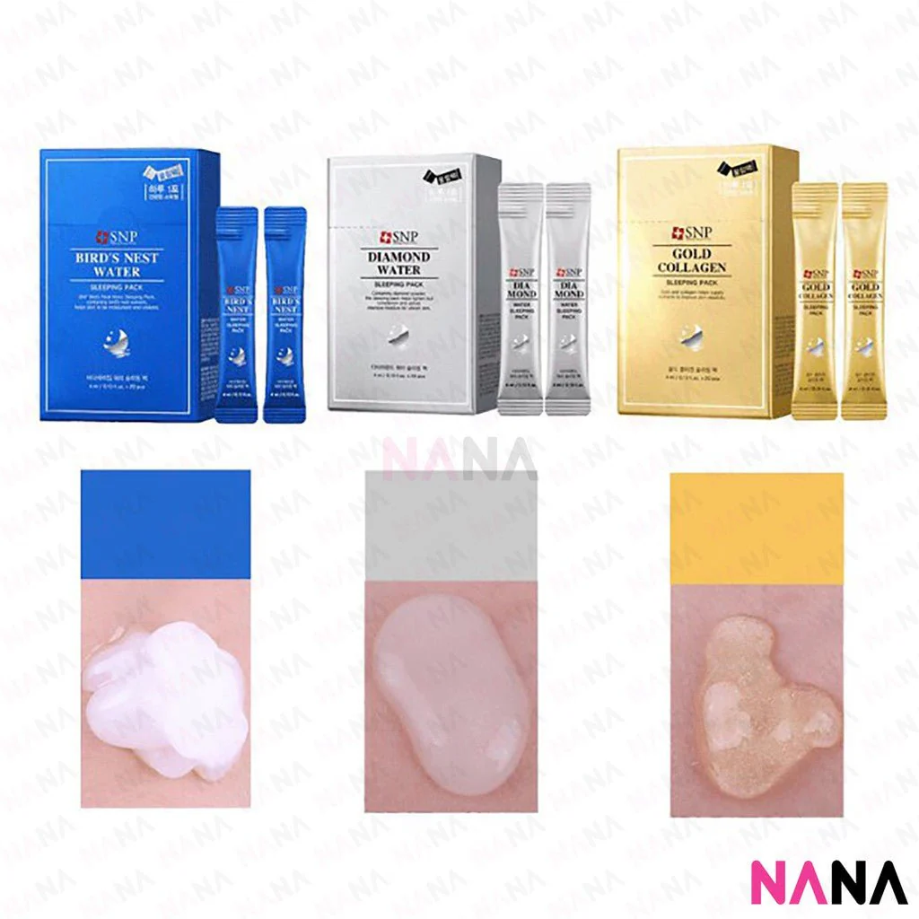 SNP Diamond Water Sleeping Pack 4ml x 20pcs - Image 5