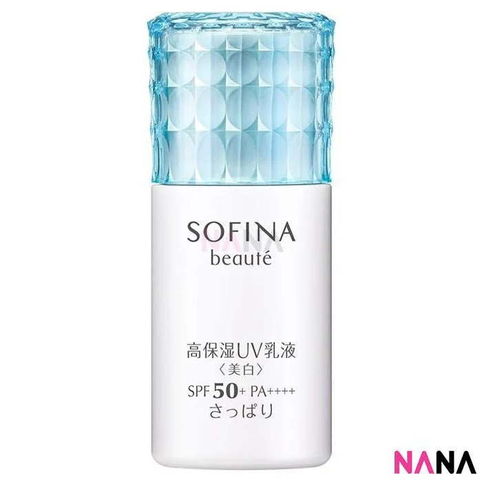 SOFINA beaute Moisturizing UV Cut Emulsion SPF50+ PA++++ - Whitening/Fresh 30ml - Image 3