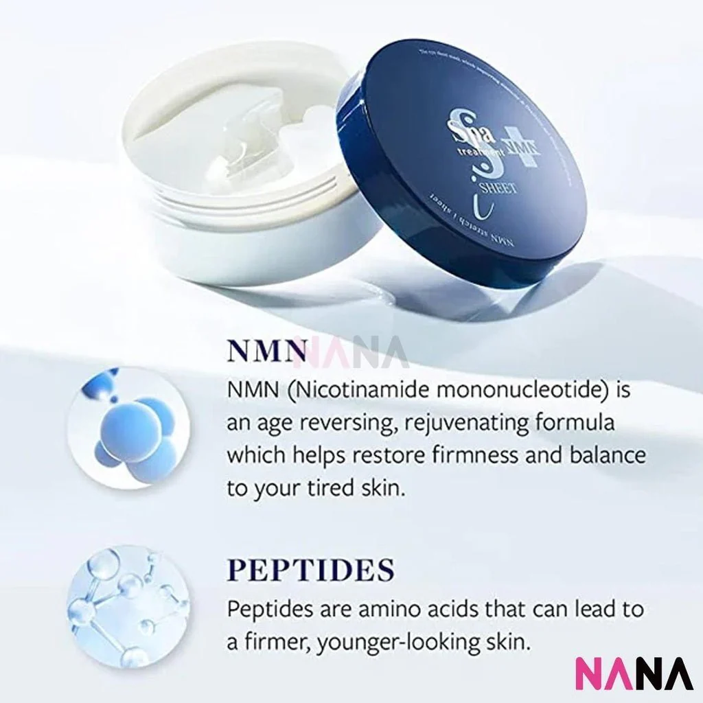 Spa treatment NMN Stretch iSheet Eye Mask - Blue 60 Sheets - Image 3