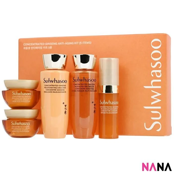 Sulwhasoo Concentrated Ginseng Anti-Aging Kit Set (5 Items) - Image 3
