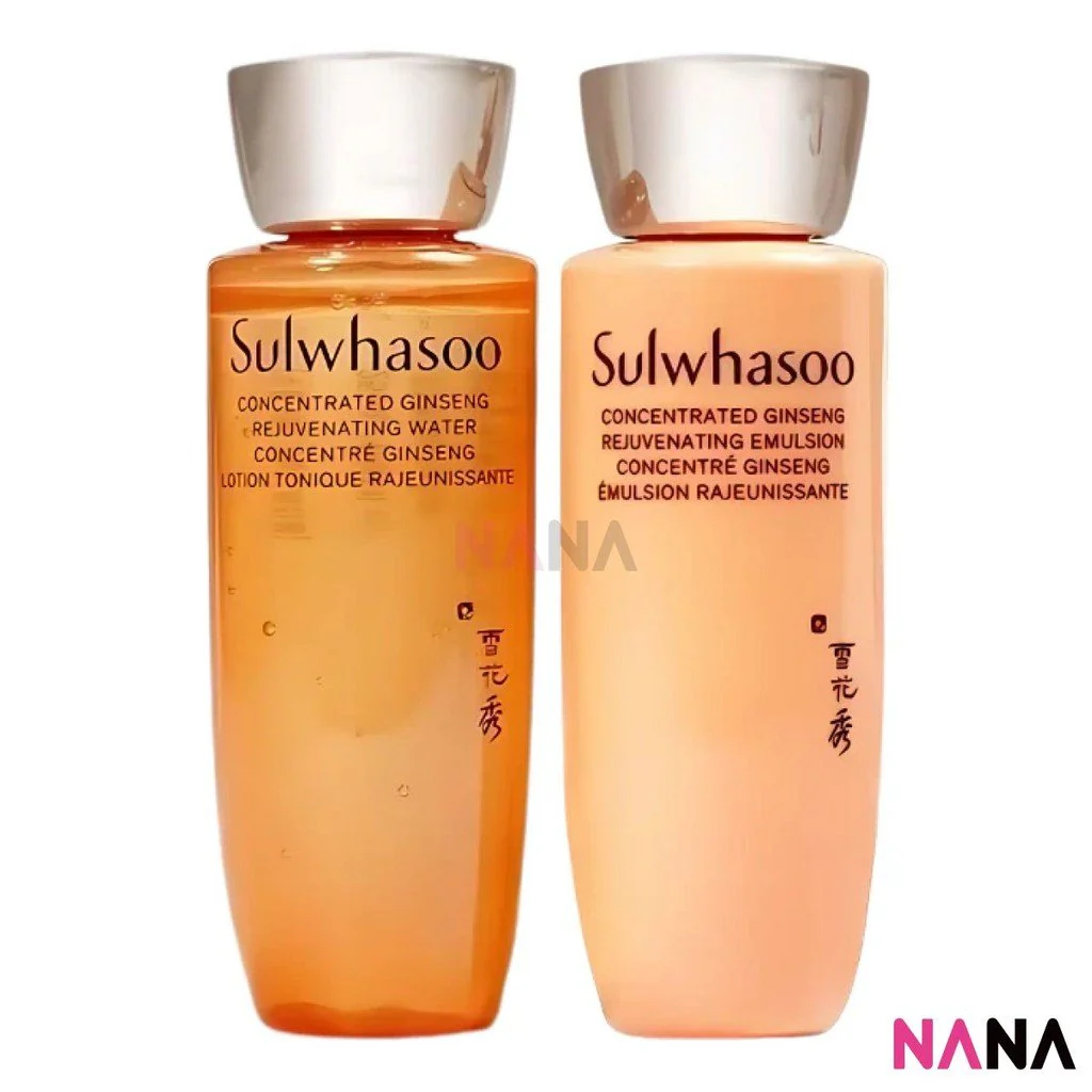 Sulwhasoo Concentrated Ginseng Rejuvenating Base Set Sample Pack (Water 25ml + Emulsion 25ml) x 3/6 - Image 2