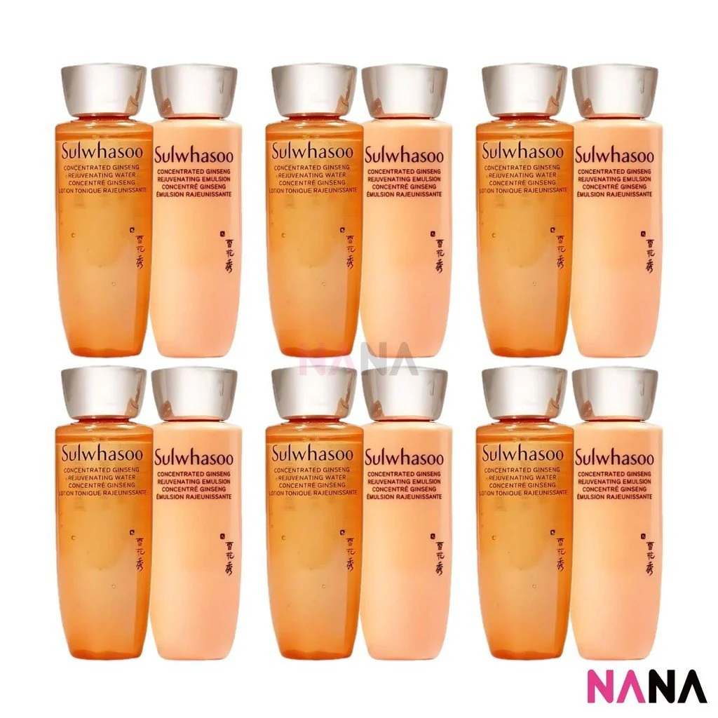 Sulwhasoo Concentrated Ginseng Rejuvenating Base Set Sample Pack (Water 25ml + Emulsion 25ml) x 3/6 - Image 4
