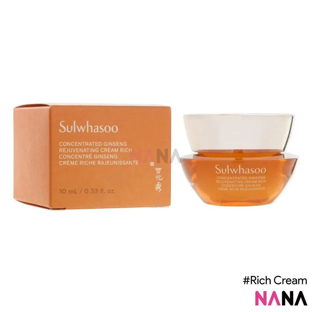 Sulwhasoo Concentrated Ginseng Rejuvenating Cream Rich Sample Pack (10ml x 3/6) - Image 3