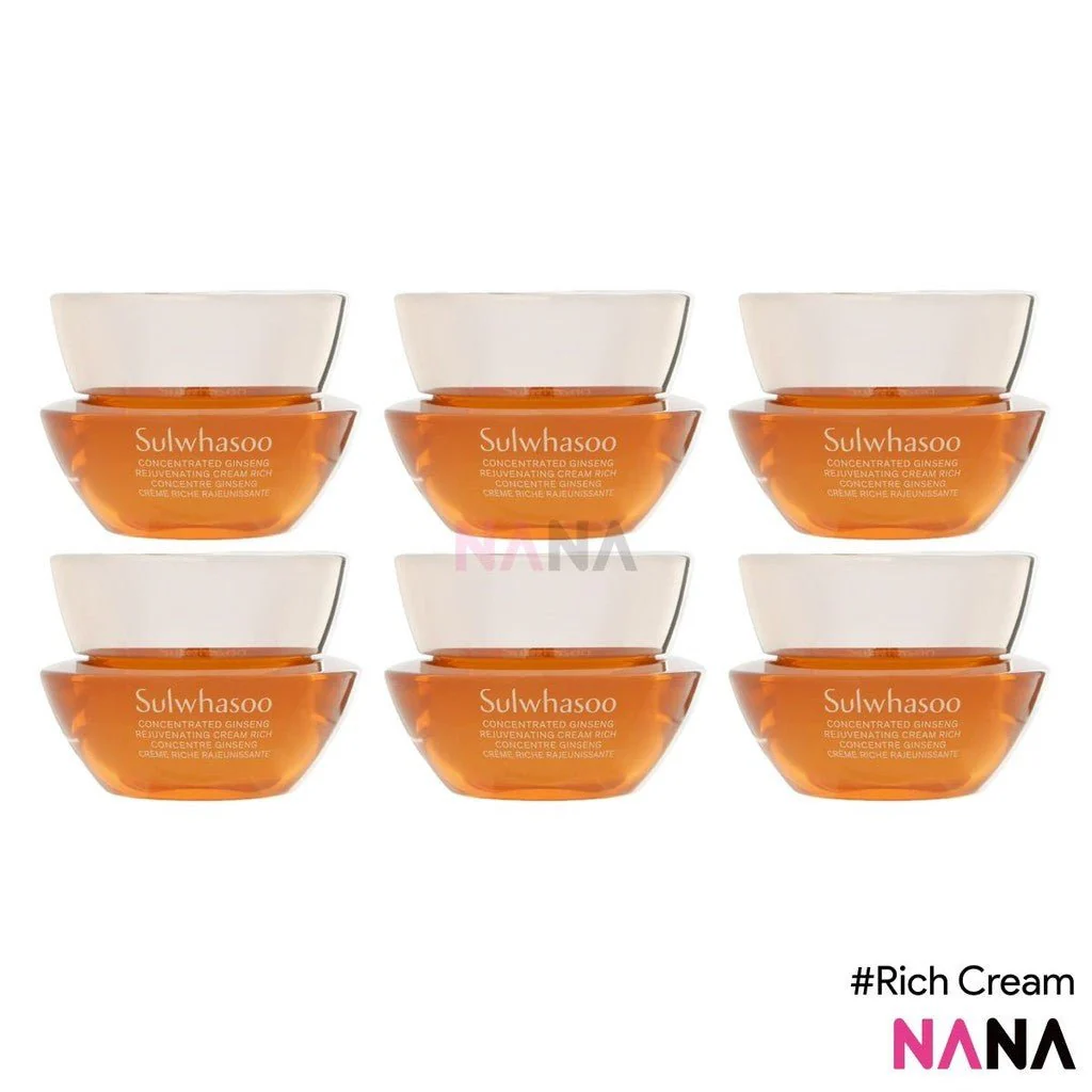 Sulwhasoo Concentrated Ginseng Rejuvenating Cream Rich Sample Pack (10ml x 3/6) - Image 5