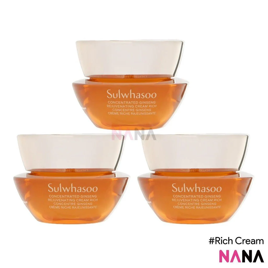 Sulwhasoo Concentrated Ginseng Rejuvenating Cream Rich Sample Pack (10ml x 3/6) - Image 6