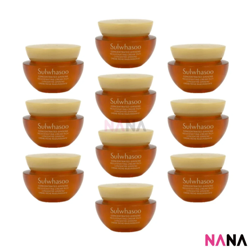 Sulwhasoo Concentrated Ginseng Rejuvenating Cream Rich Sample Pack (5ml x 10/5) - Image 5
