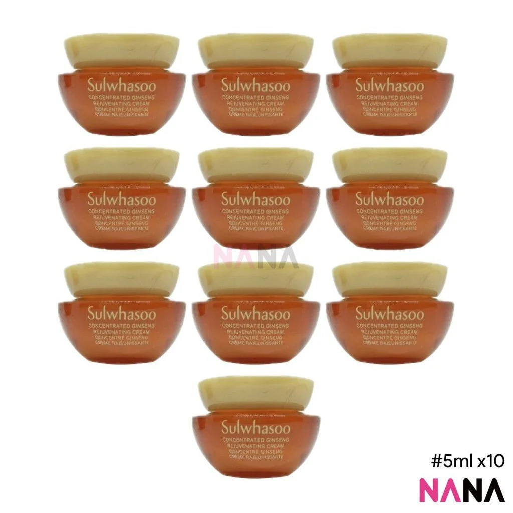 Sulwhasoo Concentrated Ginseng Rejuvenating Cream Sample Pack (5ml x 5/10) - Image 4
