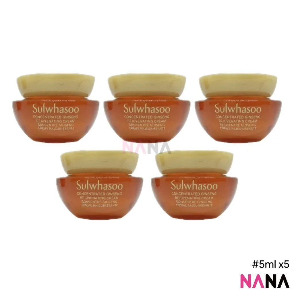 Sulwhasoo Concentrated Ginseng Rejuvenating Cream Sample Pack (5ml x 5/10) - Image 5
