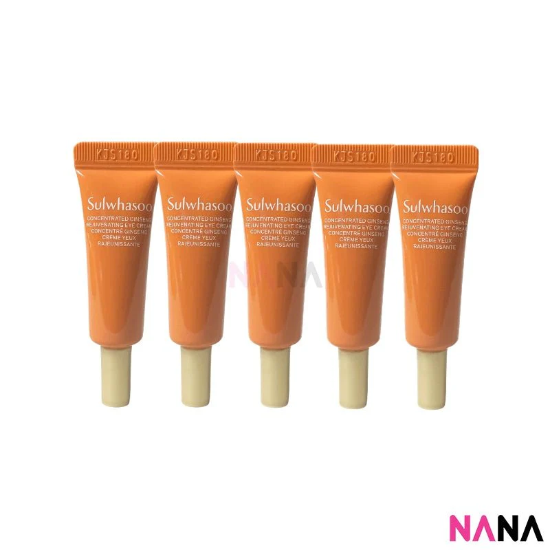 SULWHASOO Concentrated Ginseng Renewing Eye Cream Sample Pack (3ml x 5/10) - Image 4