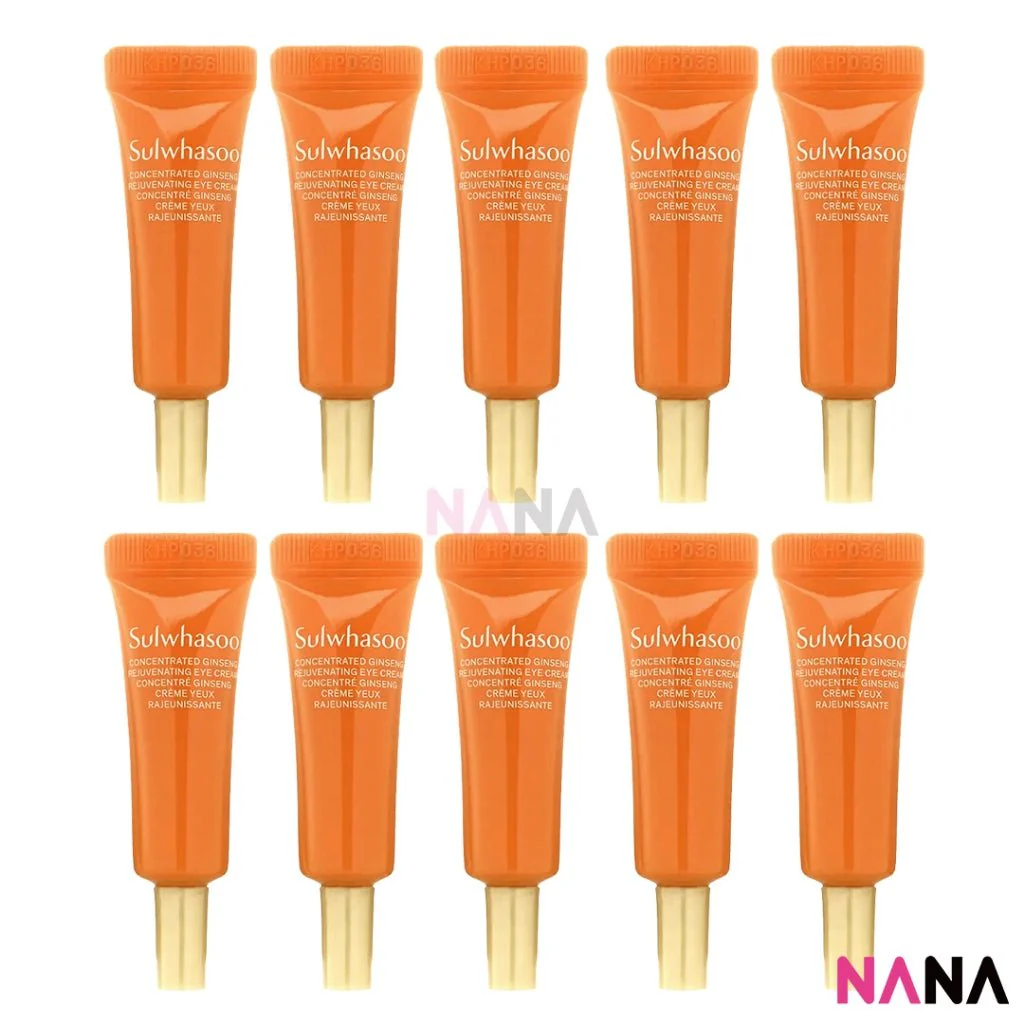 SULWHASOO Concentrated Ginseng Renewing Eye Cream Sample Pack (3ml x 5/10) - Image 5