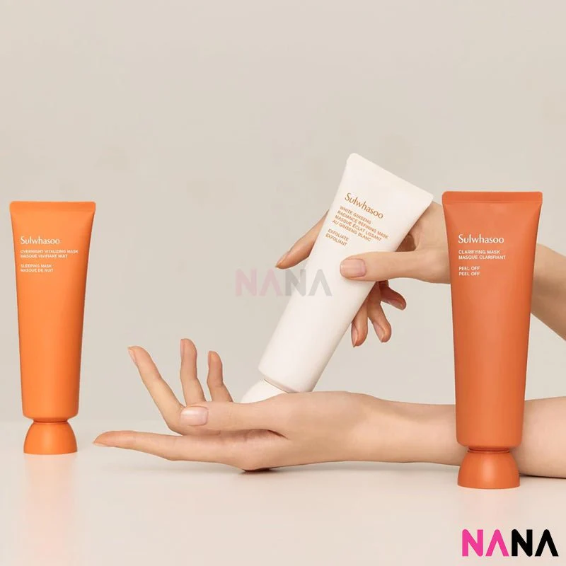 SulWhaSoo Overnight Vitalizing Mask 120ml + SulWhaSoo Clarifying Mask 120ml - Image 4