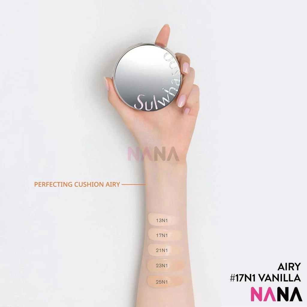 SULWHASOO Perfecting Cushion Airy SPF50+ PA+++ 17N1 VANILLA (15g + 15g Refill) - Image 4