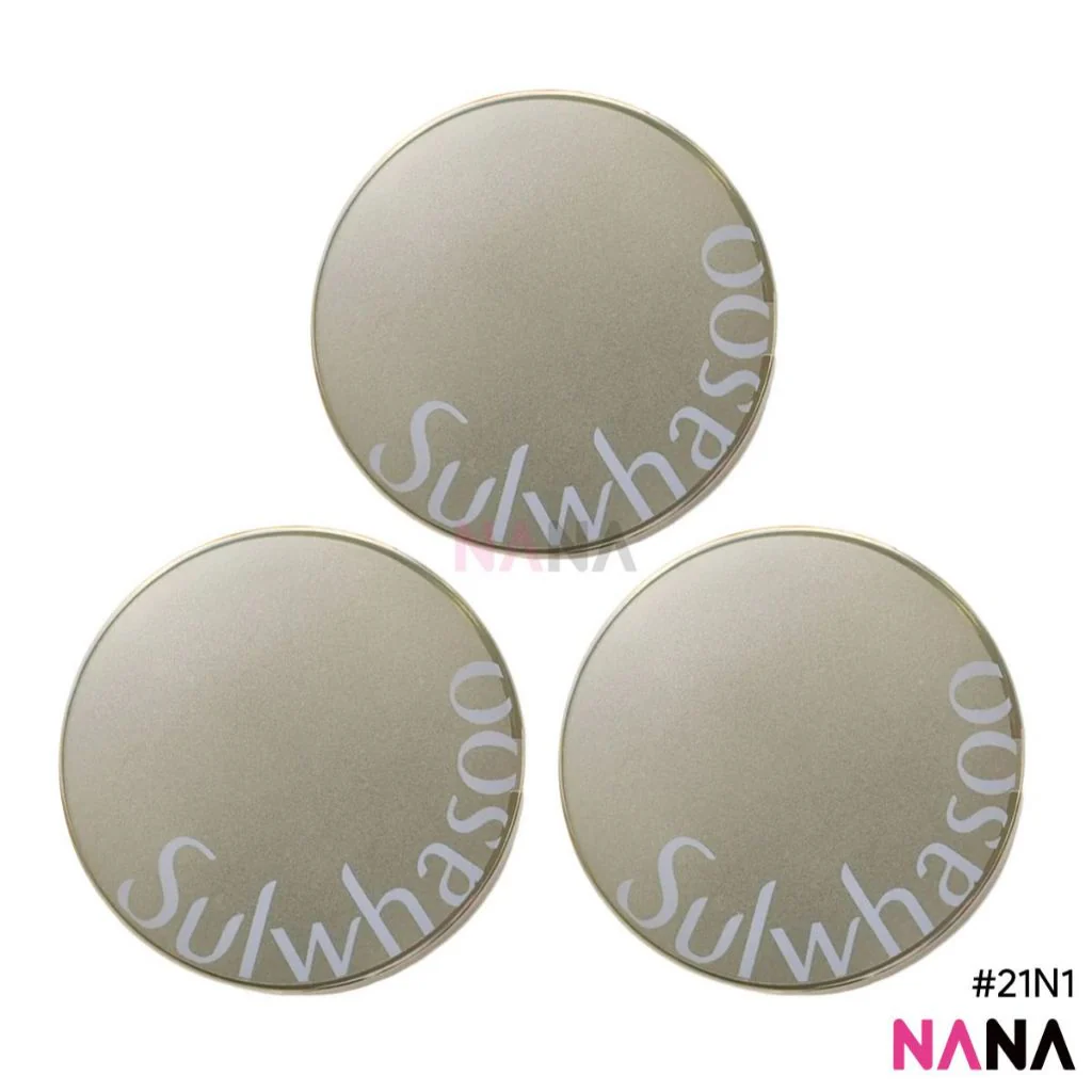 Sulwhasoo Perfecting Cushion SPF50+ PA+++ 21N1 Sample Pack (5g x 1/3) - Image 5
