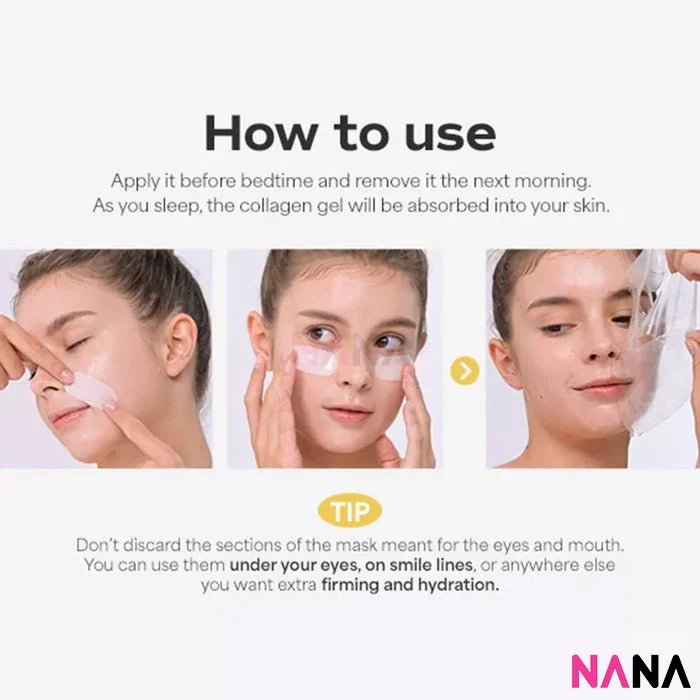 SUNGBOON EDITOR Deep Collagen Niacin Vita C Brightening Mask 4Sheets/box - Image 6