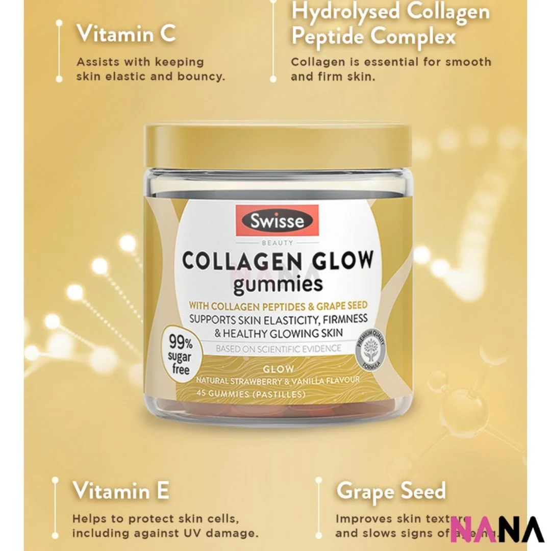 Swisse Beauty Collagen Glow Gummies 45 Gummies - Image 6