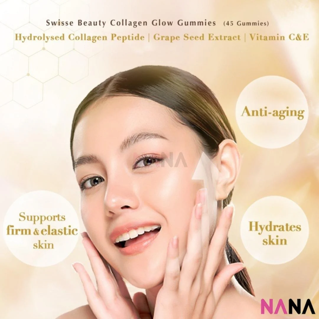 Swisse Beauty Collagen Glow Gummies 45 Gummies x 2 - Image 2
