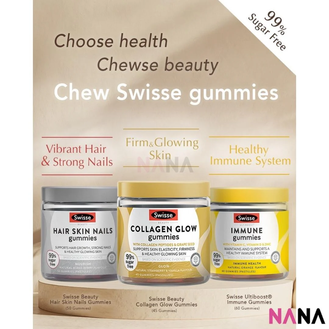 Swisse Beauty Collagen Glow Gummies 45 Gummies x 2 - Image 9