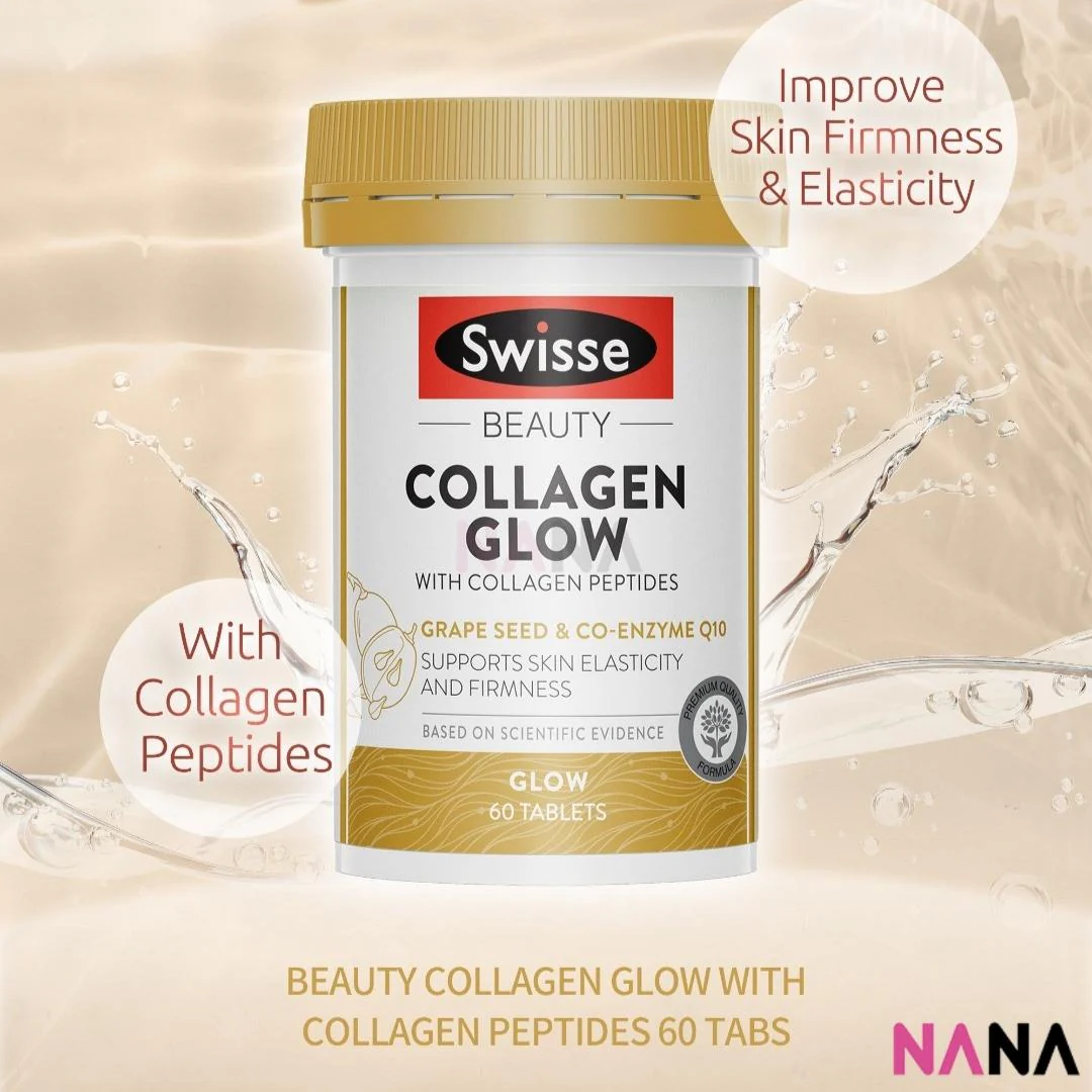 Swisse Beauty Collagen Glow With Collagen Peptides 60 Tablets - Image 3