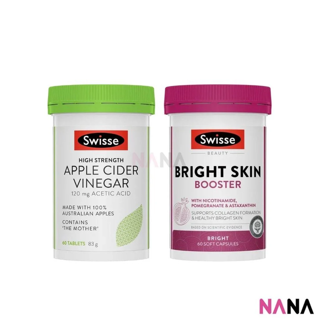 Swisse Beauty Magic Supplement Value Combo (Apple Cider Vinegar, Acne Support & Bright Skin Booster) - Image 8