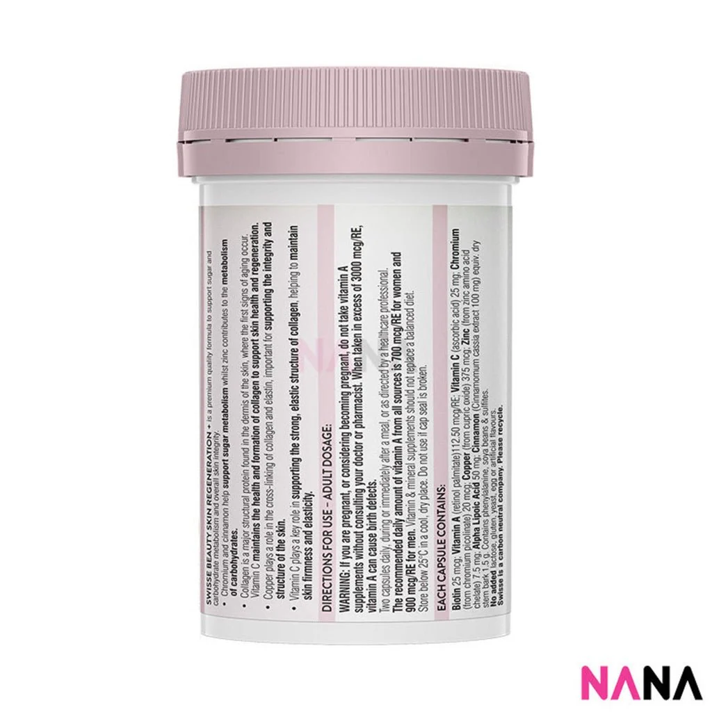 Swisse Beauty Skin Regeneration + 60 Capsules x2 - Image 3