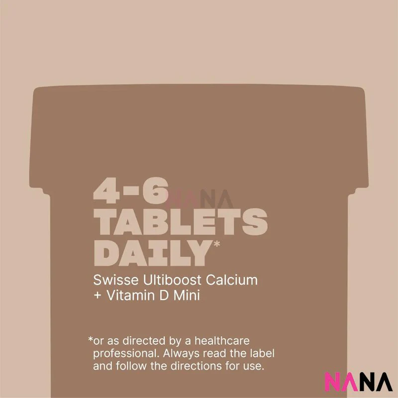 Swisse Calcium + Vitamin D Mini 300 Tables - Image 3