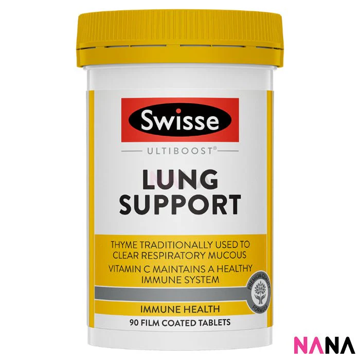 Swisse Immunity Boost Combo: High Strength Vitamin C 1000mg Effervescent (60 Capsules) + Lung Health Support (90 Capsules) - Image 3