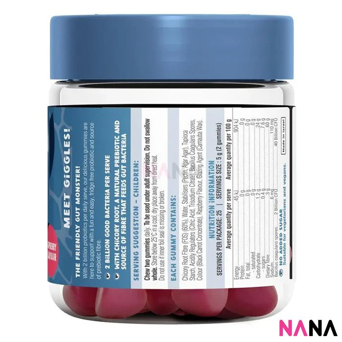 Little Swisse Prebiotic + Probiotic Gummies 50 Gummies - Image 2