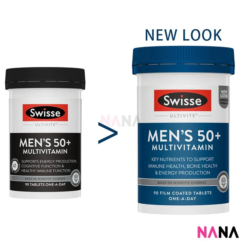 Swisse Men's Ultivite 50+ Multivitamin 90 Tablets - Image 2