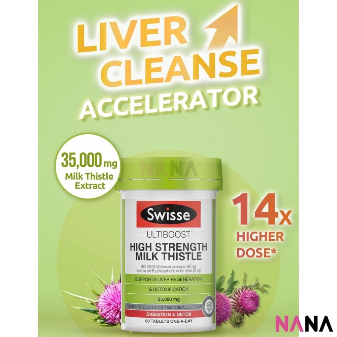 Swisse Milk Thistle 35000mg 60 Tablets - Image 5