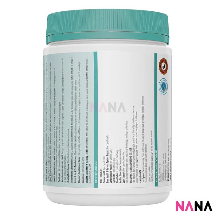 Swisse Odourless Fish Oil 1000mg 400 Capsules - Image 2