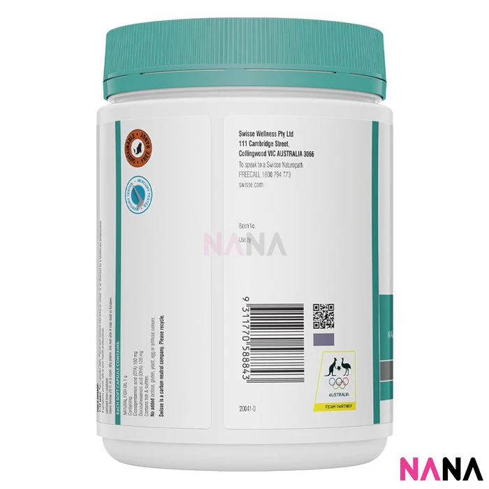 Swisse Odourless Fish Oil 1000mg 400 Capsules - Image 3