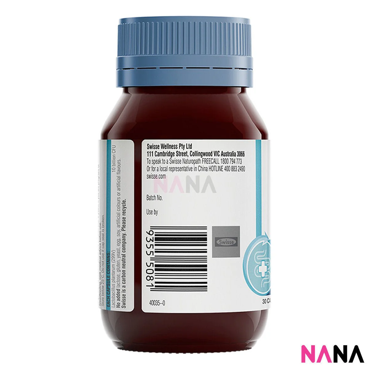 Swisse Ultibiotic Daily IBS Probiotic 30 Capsules - Image 3