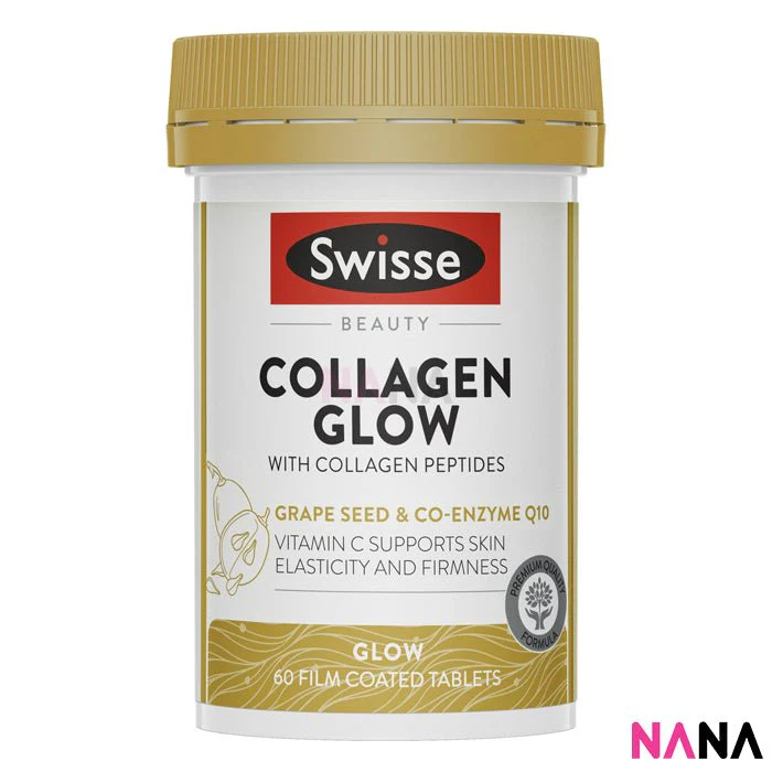 Swisse Ultiboost Beauty Grape Seed 14,250mg 180 Capsules + Swisse Beauty Collagen Glow With Collagen Peptides 60 Tablets - Image 3