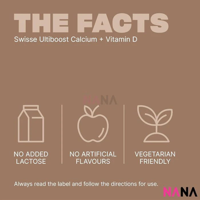 Swisse Ultiboost Calcium + Vitamin D 150 Tablets - Image 4