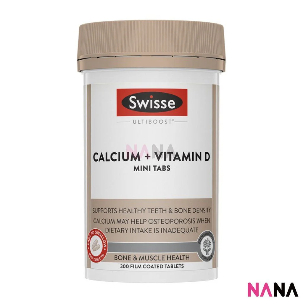 Swisse Ultiboost Calcium + Vitamin D Mini 300 Capsules & Vitamin K2 60 Capsules - Image 2
