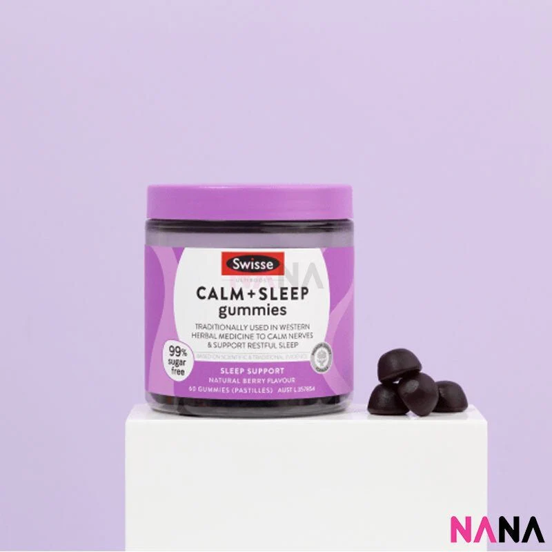 Swisse Ultiboost Calm+Sleep Gummies 60 Gummies - Natural Berry Flavour - Image 3