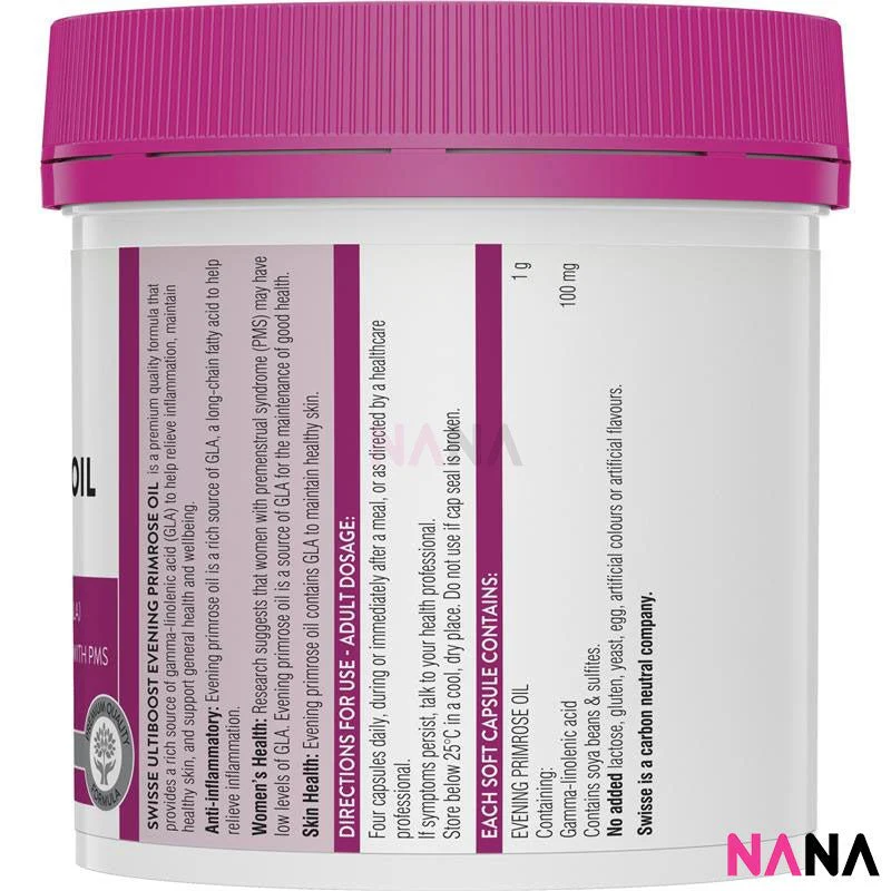 Swisse Ultiboost Evening Primrose Oil 200 Capsules - Image 3