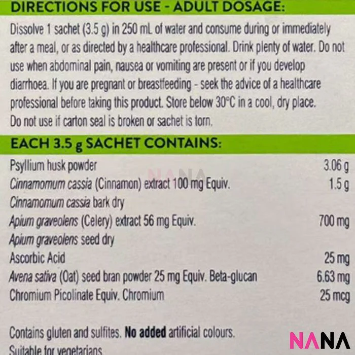 Swisse Ultiboost Fibre Cleanse Powder Sticks 14 x 3.5g - Image 3