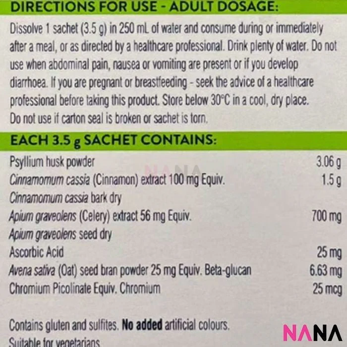 Swisse Ultiboost Fibre Cleanse Powder Sticks (14 x 3.5g) x2 - Image 3