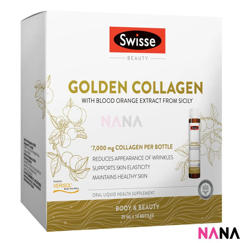 Swisse Ultiboost Golden Collagen Blood Orange Liquid 10 x 25ml - Image 2