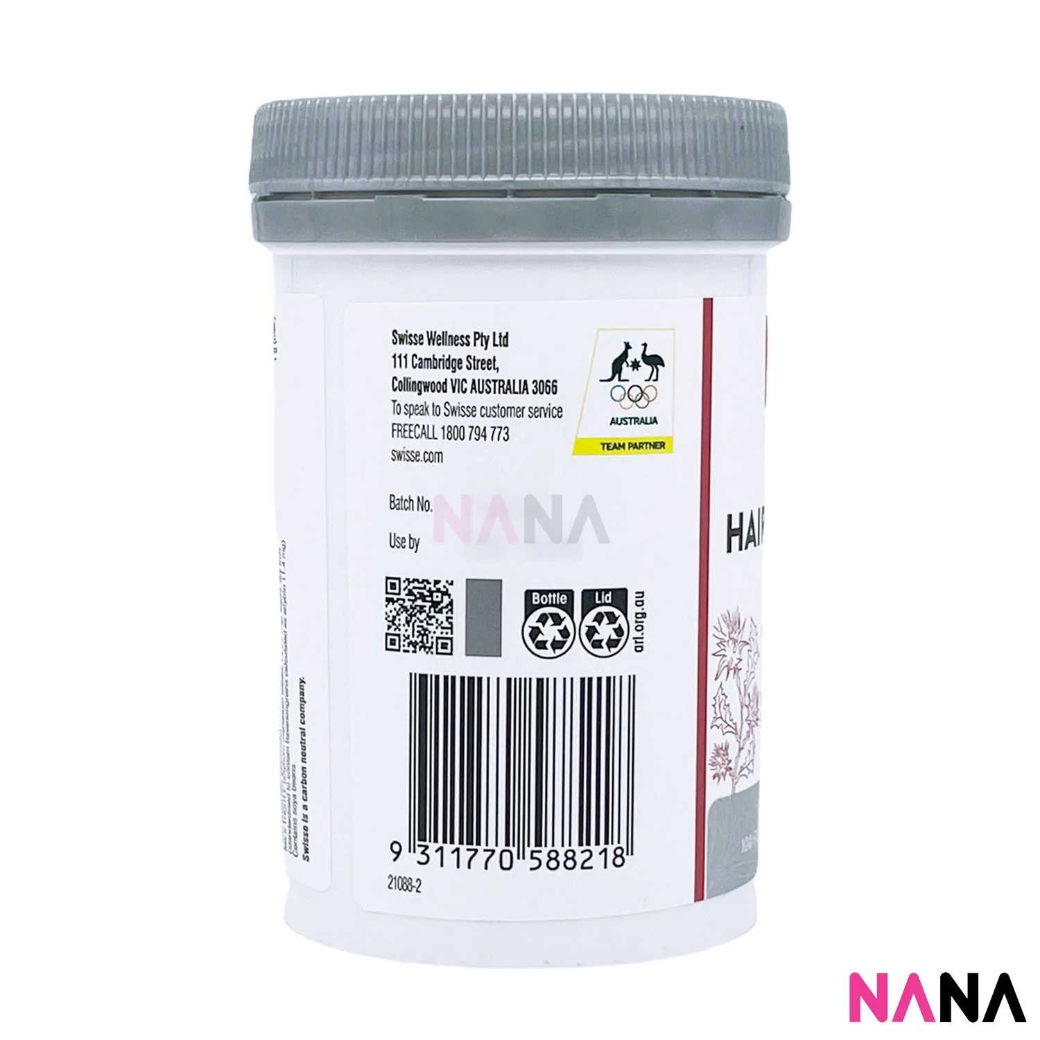 Swisse Beauty Hair Skin Nails+ 100 Capsules - Image 5