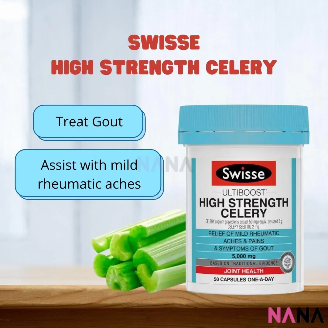 Swisse Ultiboost High Strength Celery 5000mg 50 Tablets - Image 4