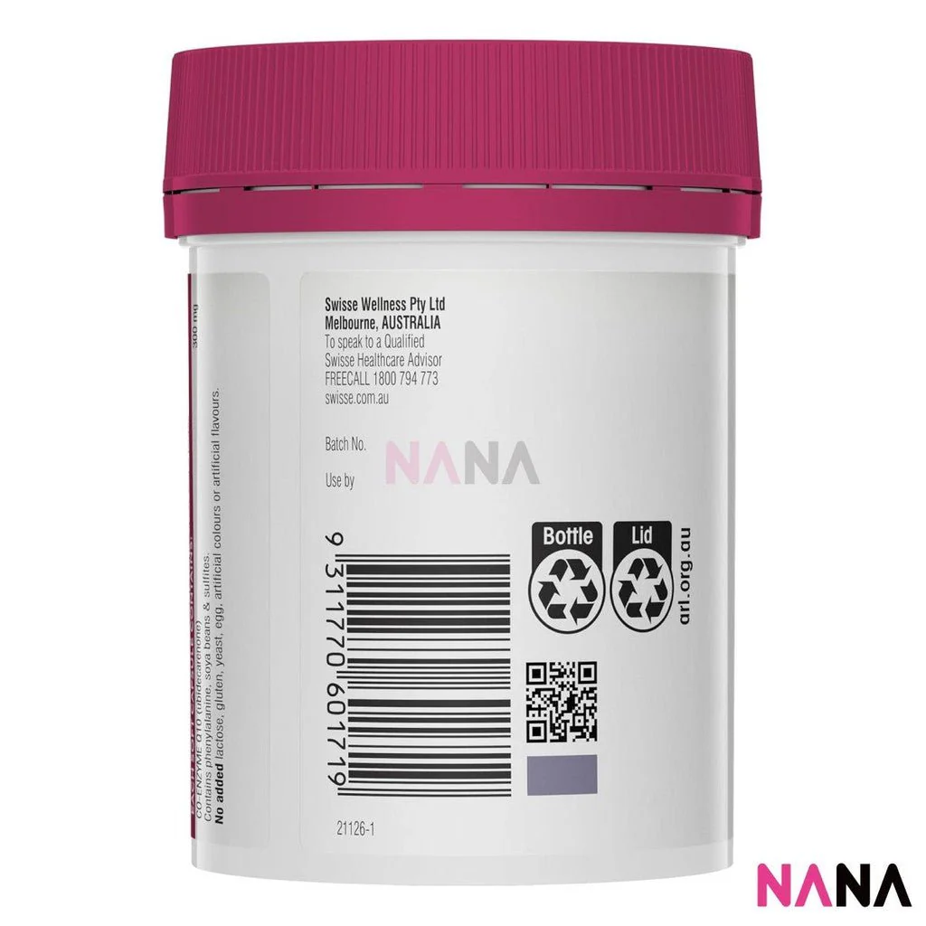 Swisse Ultiboost High Strength Co-Enzyme Q10 300mg 90 Soft Capsules(EXP:10 2027) - Image 3