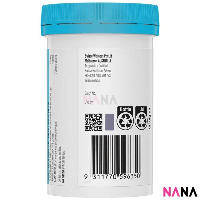 Swisse Ultiboost Glucosamine + Chondroitin 90 Tablets - Image 3