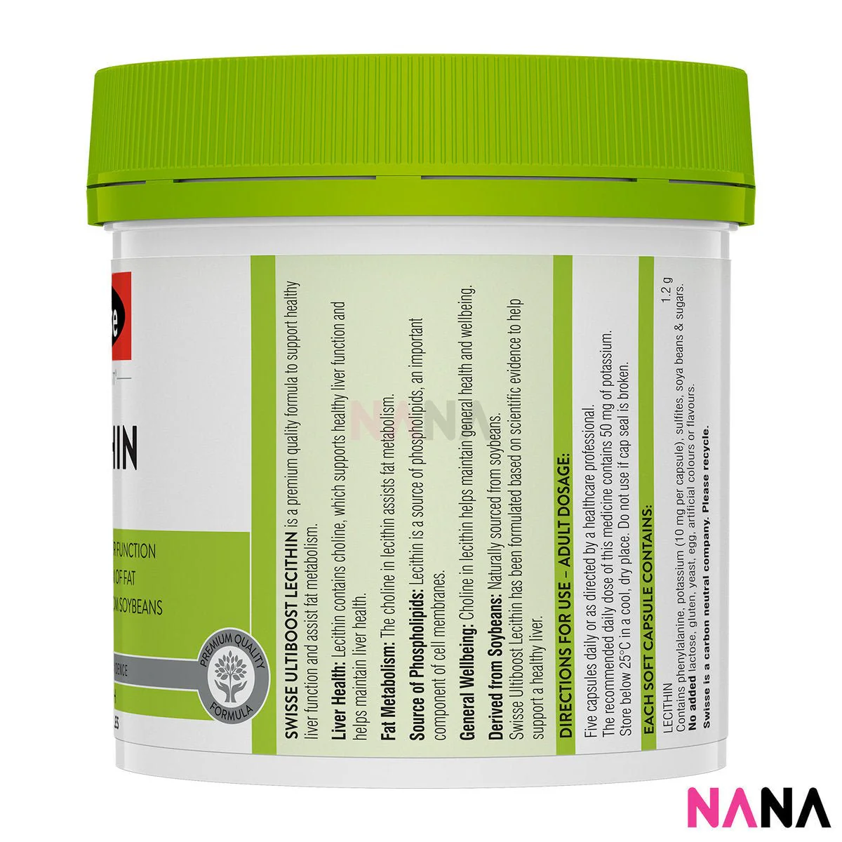 Swisse Ultiboost Lecithin 1200mg 150 Capsules - Image 3