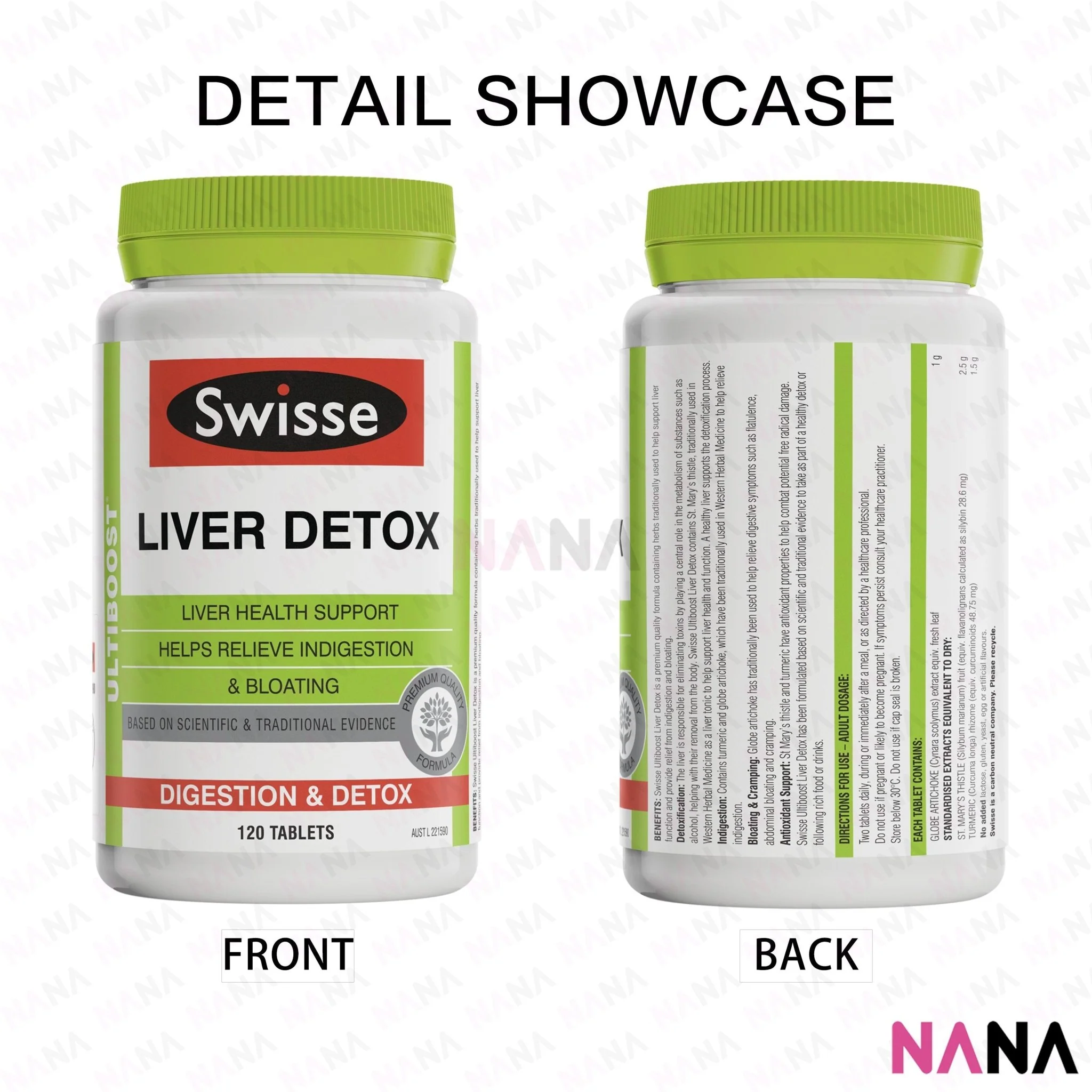 Swisse Ultiboost Liver Detox 120 Tablets - Image 6