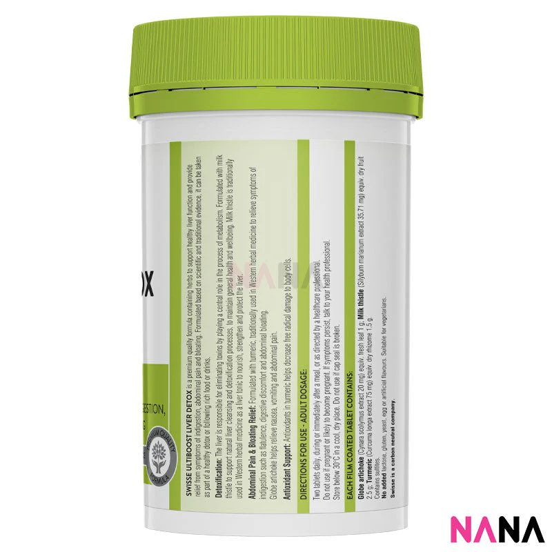Swisse Ultiboost Liver Detox 200 Tablets - Image 3