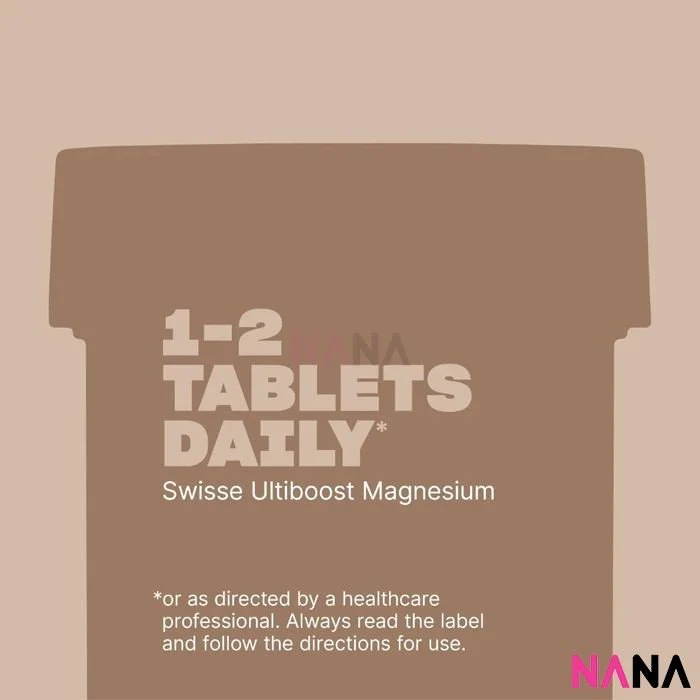 Swisse Ultiboost Magnesium 60 Tablets(EXP:02 2028) - Image 3