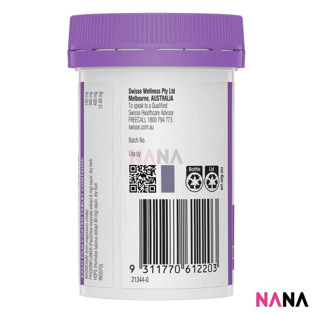 Swisse Ultiboost Magnesium + Sleep 60 Tablets - Image 3